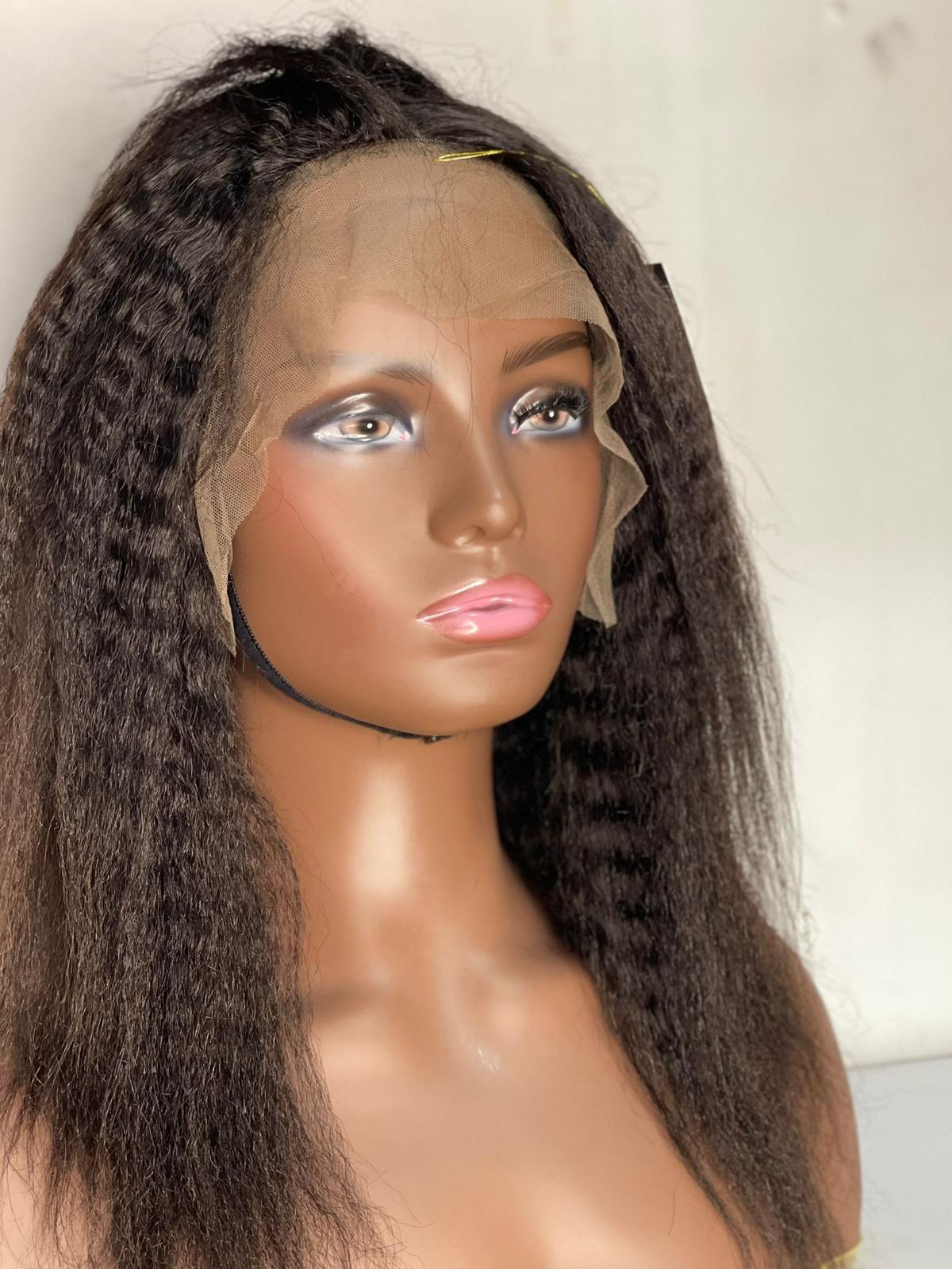 Lace frontal curly Yaki - El Shaddai Laudia Hair