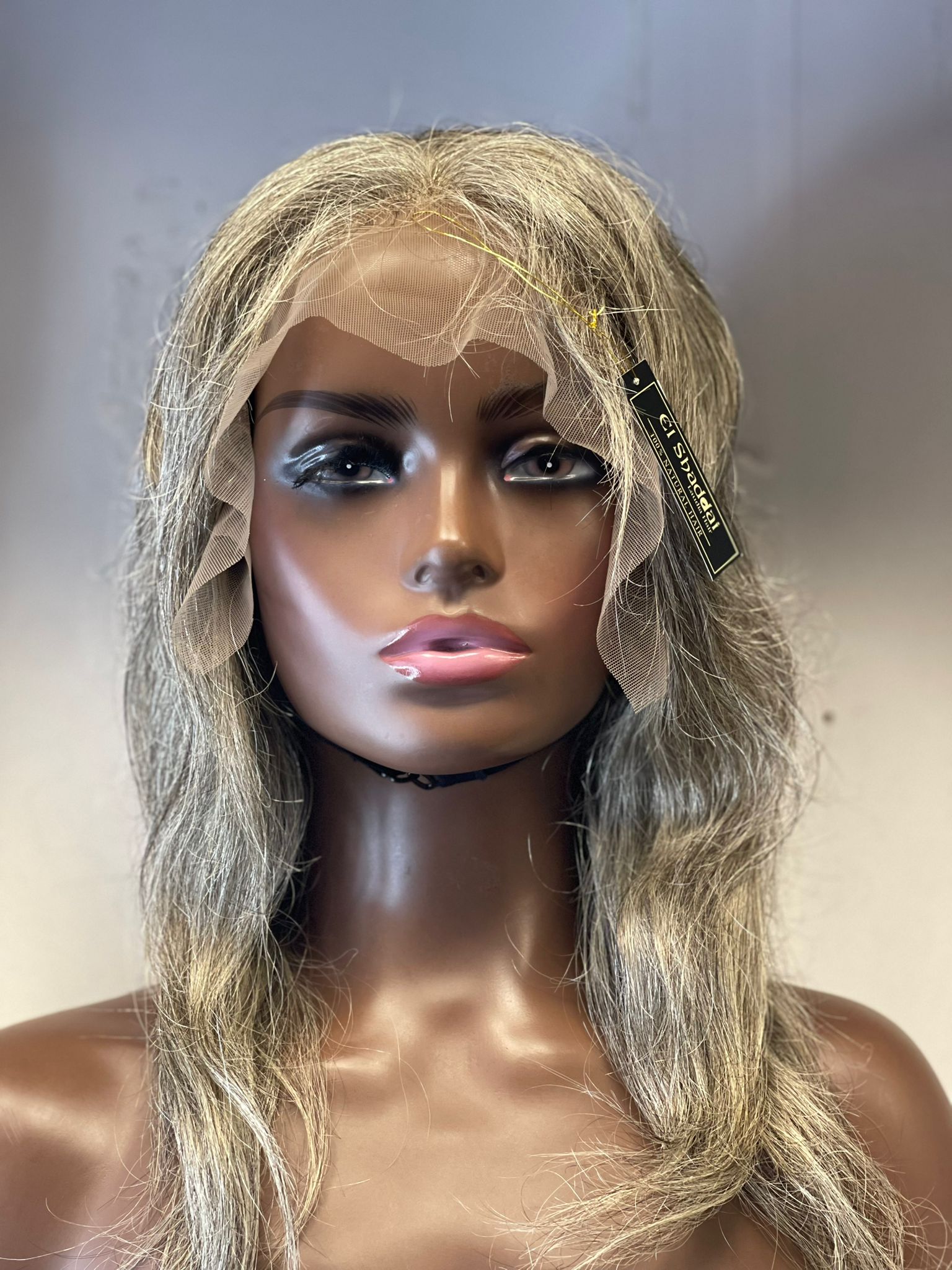 Catering Wig | Bone Straight Gray