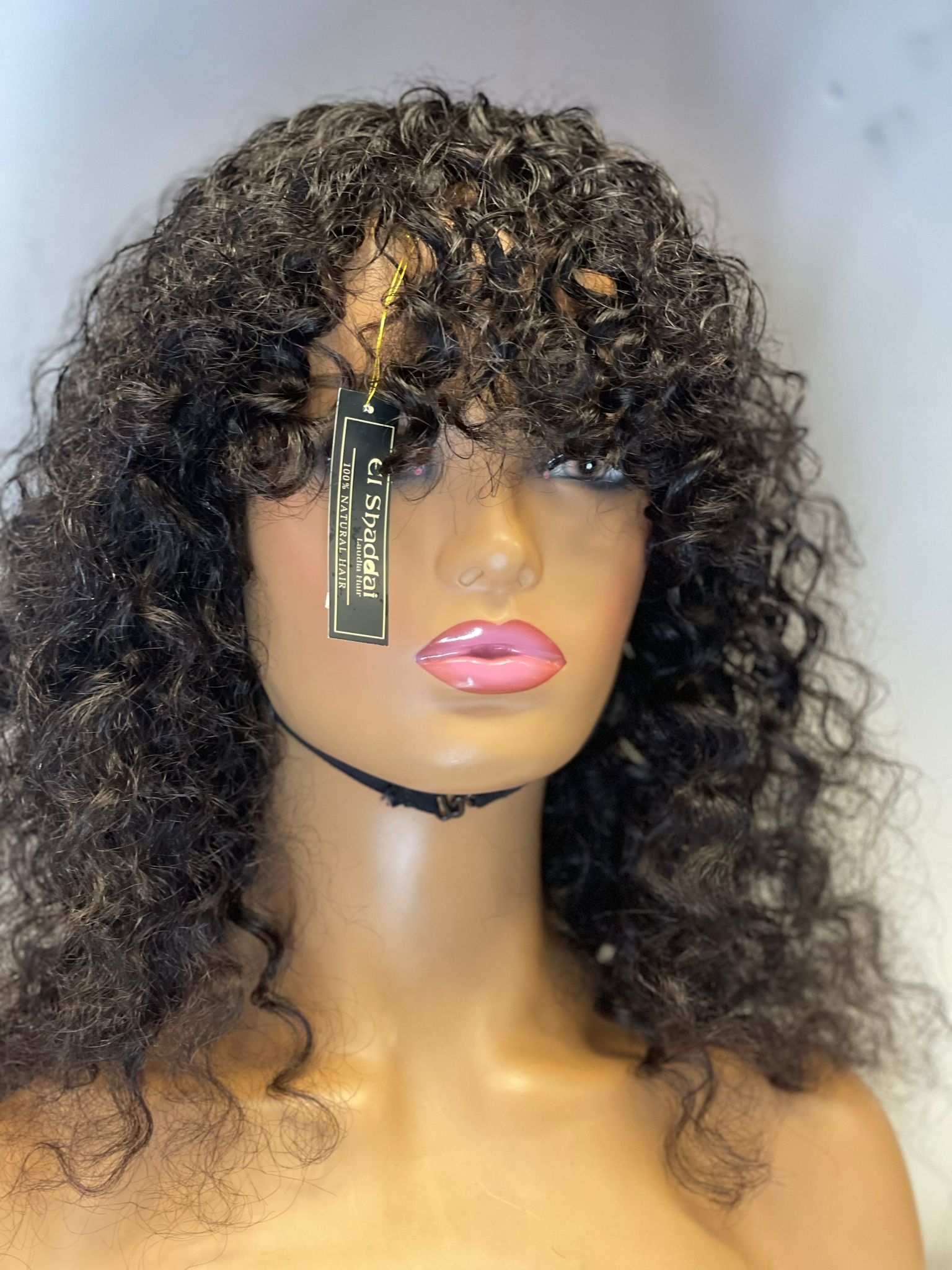 Catering Wig | Curly Ringlet Fringe